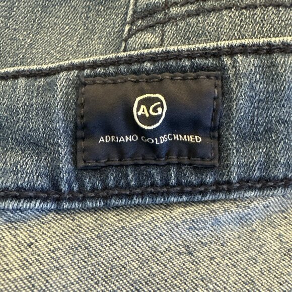AG Jeans Womens 30 Blue Mari High Rise Slim Straight Adriano Goldschmied Stretch - Picture 9 of 12